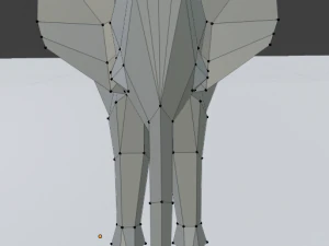 elephant low poly 3D Model