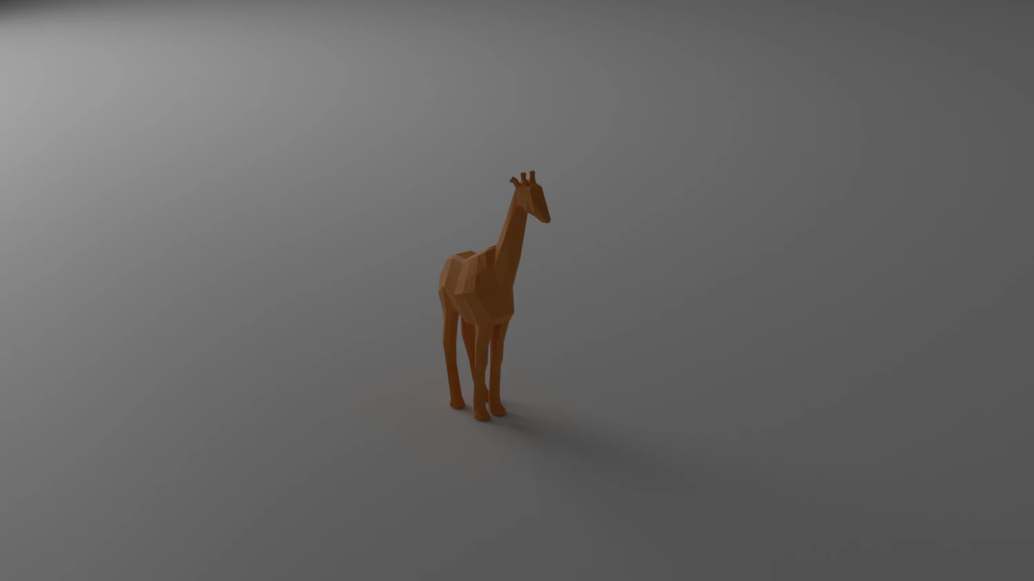 giraffa basso poli Modello 3D .c4d .max .obj .3ds .fbx .stl .blend
