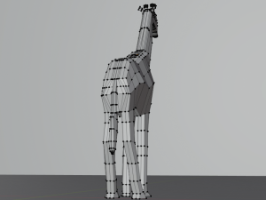 giraffe low poly 3D 모델