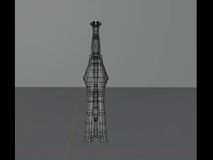 giraffa basso poli Modello 3D