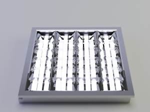 grilyato fluorescent recessed luminaire 3D Модель
