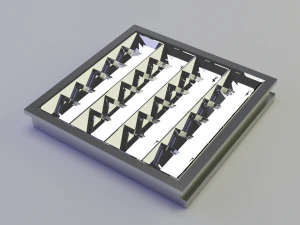 grilyato fluorescent recessed luminaire 3D Model