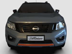 2020 nissan navara np-300 black edition 3D Model