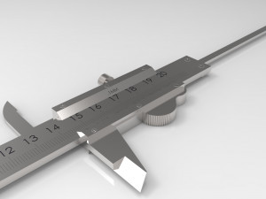 vernier caliper Modello 3D