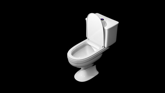 toilet fast 3D 모델 .c4d .max .obj .3ds .fbx .stl .blend 