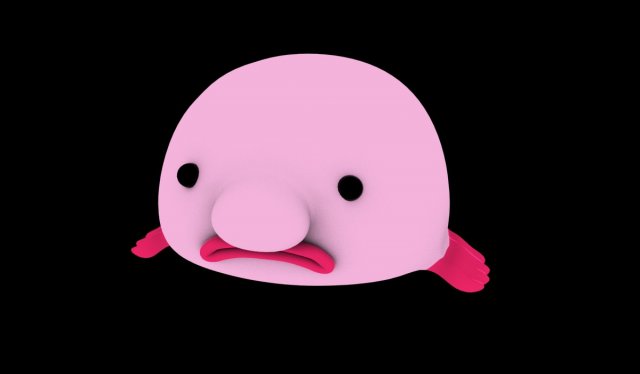 fish drop Modelo 3D .c4d .max .obj .3ds .fbx .stl .blend 