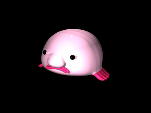 fish drop Modelo 3D