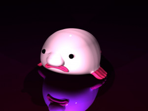 fish drop Modelo 3D