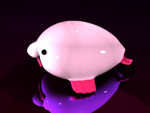 fish drop Modelo 3D