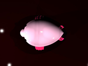 fish drop Modelo 3D