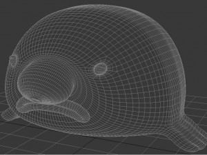 fish drop Modelo 3D
