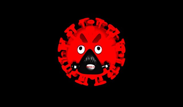 corona virus 3D 모델 .c4d .max .obj .3ds .fbx .stl .blend 