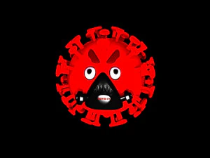 Coronavirus 3D Modell