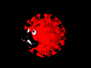 corona virus 3D 모델