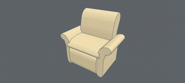tiny doll armchair Modelo de impresión 3D .c4d .max .obj .3ds .fbx .stl .blend 
