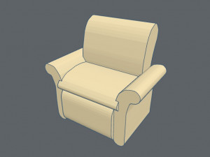 tiny doll armchair 3D Baskı Modeli