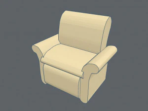 tiny doll armchair 3D Print Model