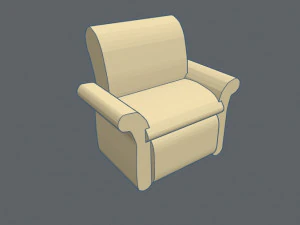 piccola poltrona per bambole Modello di stampa 3D