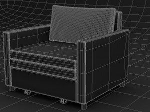 armchair fast ikea Model 3D