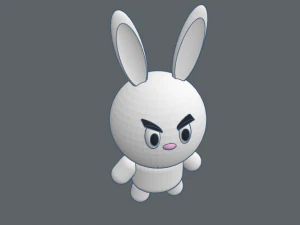 conejito malvado Modelo de impresión 3D