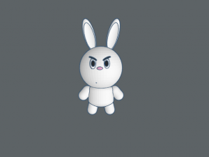 evil bunny Model do druku 3D