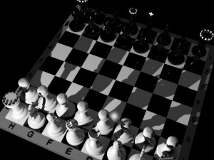 Simple Chess with anmation Modelo 3D