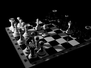 Simple Chess with anmation Modelo 3D