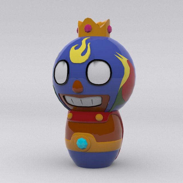 El Primo Matreshka 3Dモデル .c4d .max .obj .3ds .fbx .stl .blend 