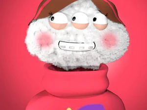 Fun Mabel Cloud 3D Model