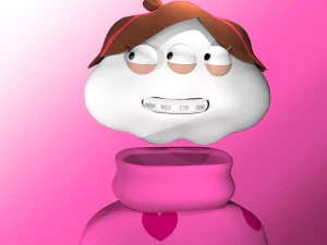 Fun Mabel Cloud 3D Model