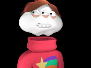 Fun Mabel Cloud 3D Model