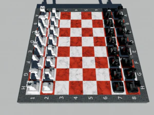 scacchi Modello 3D