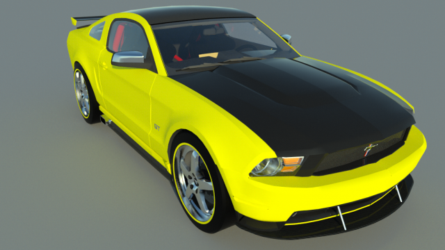 auto Modello 3D .c4d .max .obj .3ds .fbx .stl .blend 