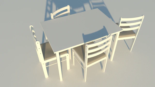 mesa Modelo 3D .c4d .max .obj .3ds .fbx .stl .blend 