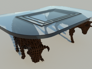 bull table 3D Model