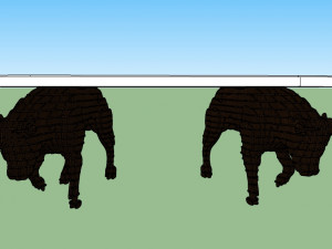bull table 3D 模型