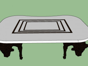 bull table 3D 模型