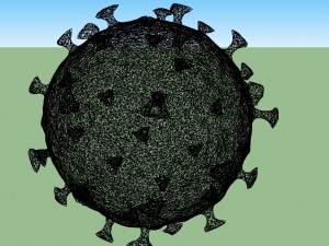 coronavirus covid-19 3D 모델