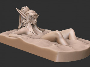 elf girl 3Dモデル