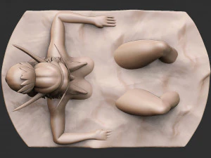 Elfenm&auml;dchen 3D Modell