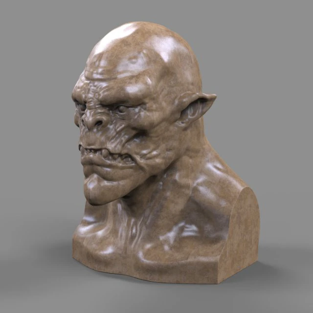 ork Model 3D .c4d .max .obj .3ds .fbx .stl .blend 