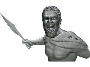 スパルタンな 3Dモデル