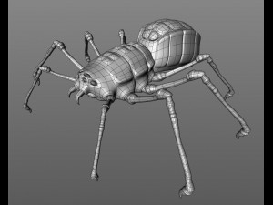 spider 3D Modell