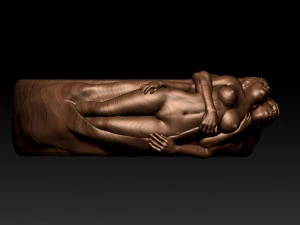 man and woman ring 3D Model