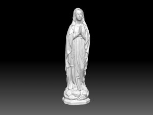 virgin mary 3D Model