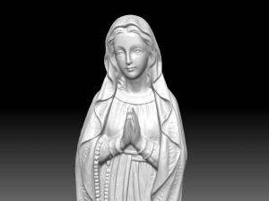 virgin mary 3D Model