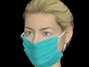 medical mask 3D 模型