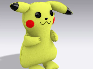 pikachu soft toy 3D Model