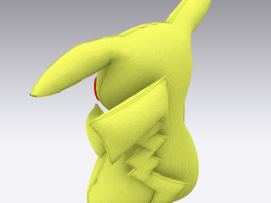 pikachu soft toy 3D Модель