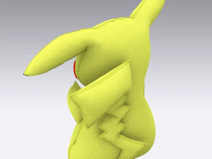pikachu soft toy 3D Model